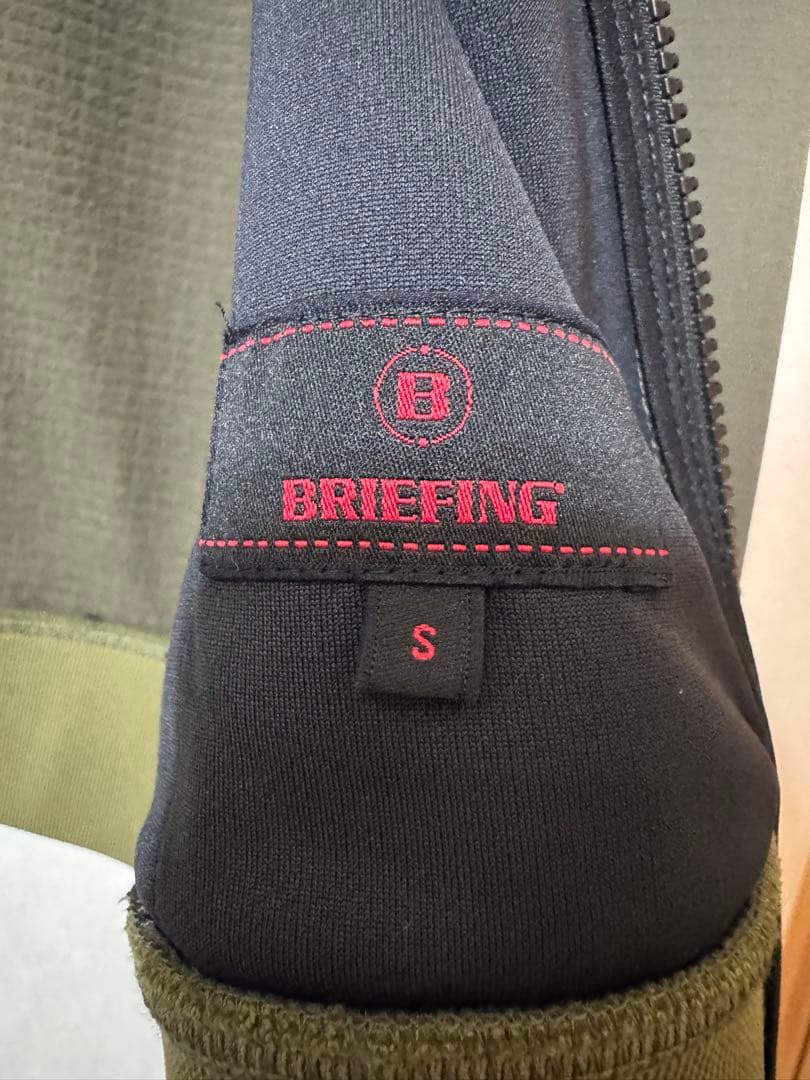 ま*き様 BRIEFING フード付きアウター オリーブ
