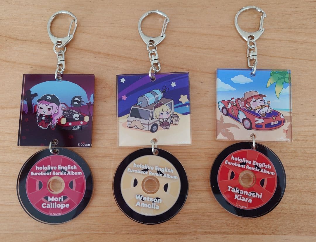 ホロライブEN 森カリオペ フィギュア EUROBEAT グッズ他まとめ売り！