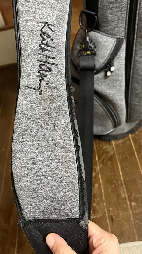 ジャンク品　キースヘリング　キャディバッグ