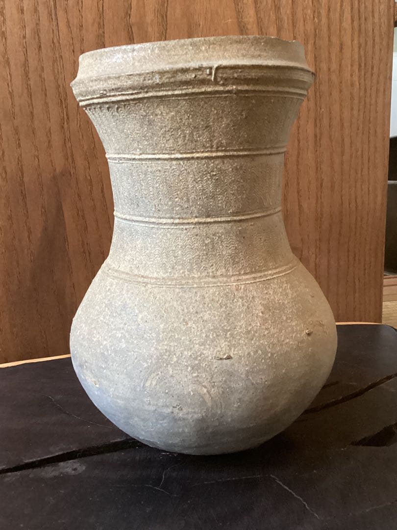古墳時代考古学　広口須恵器　骨董品　オブジェ花器　コレクション