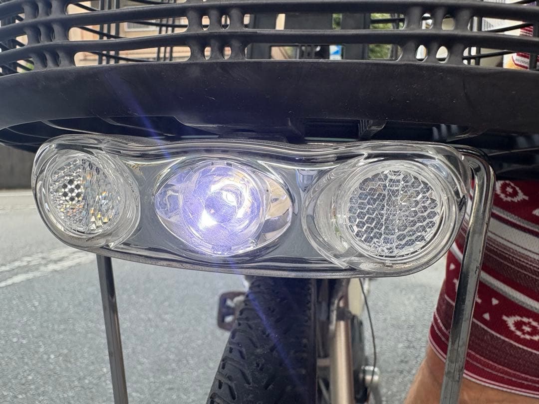 兵庫県西宮YAMAHA PASヤマハ パスシティタイプ 電動アシスト自転車前カゴ