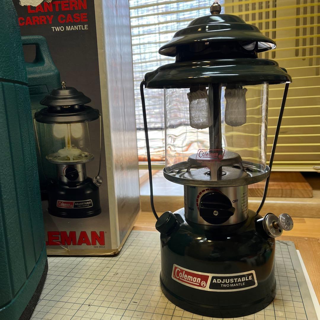 コールマン2マントルランタンColeman Two Mantle ケース箱付き