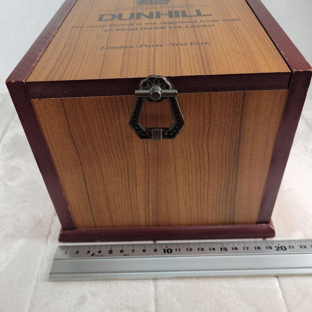 dunhill ダンヒル木箱　木製　小物入れ　メイクボックス　アンティーク　希少