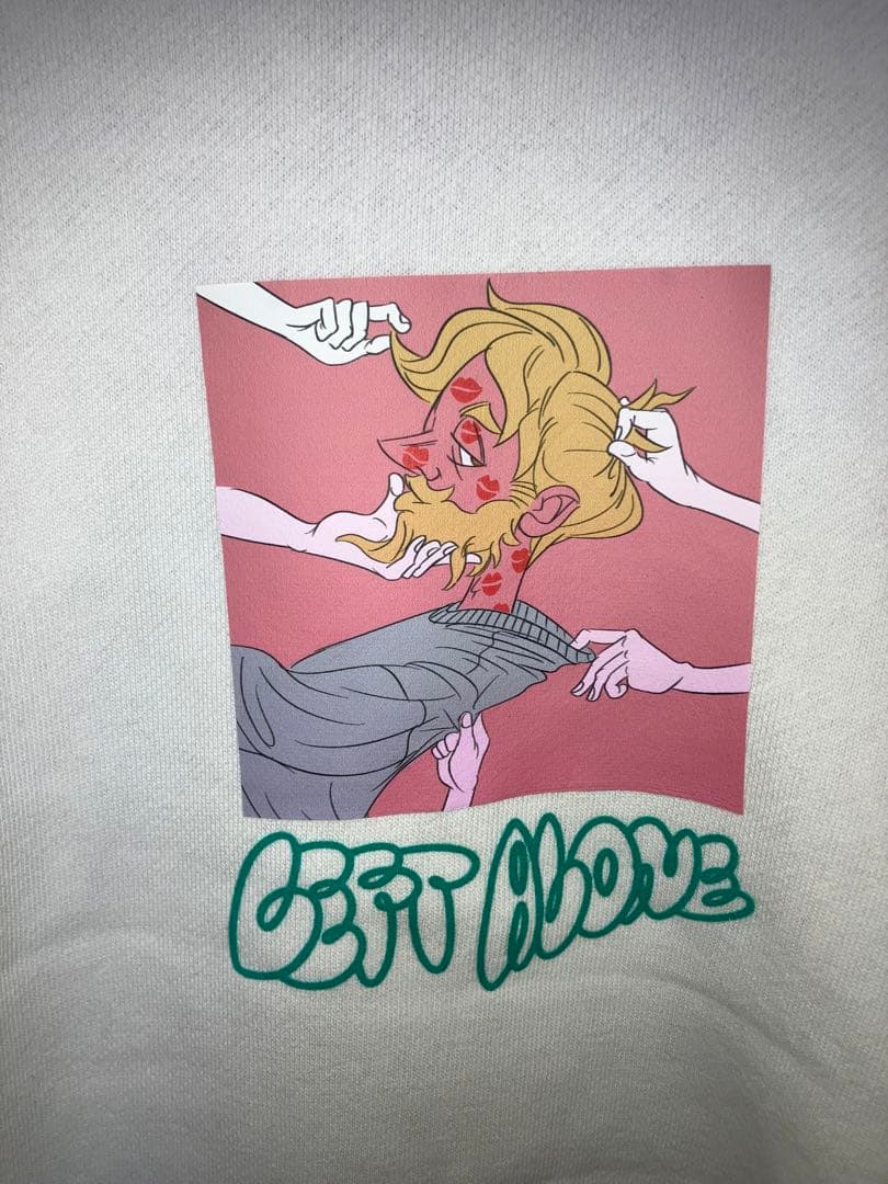 left alone 初期スウェット　トレーナー　刺繍　ステッチ　新品未使用！