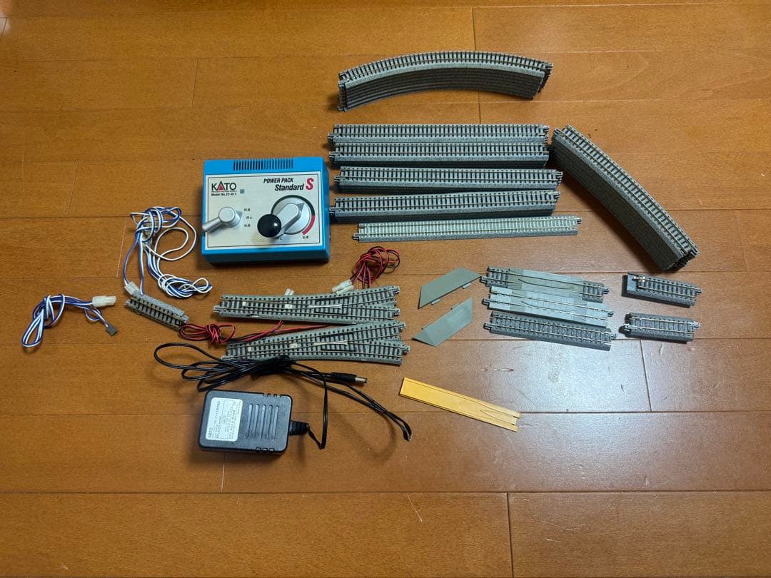 KATO 鉄道模型用レール、パワーパックジャンク品