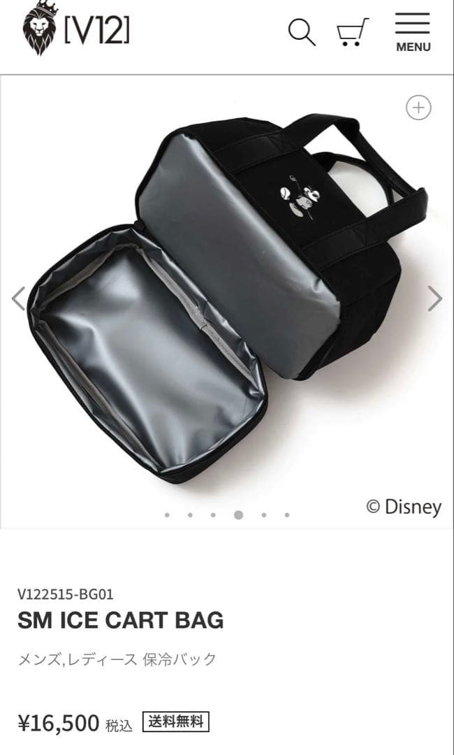 ラウンド用品・アクセサリー V12 SM ICE CART BAG