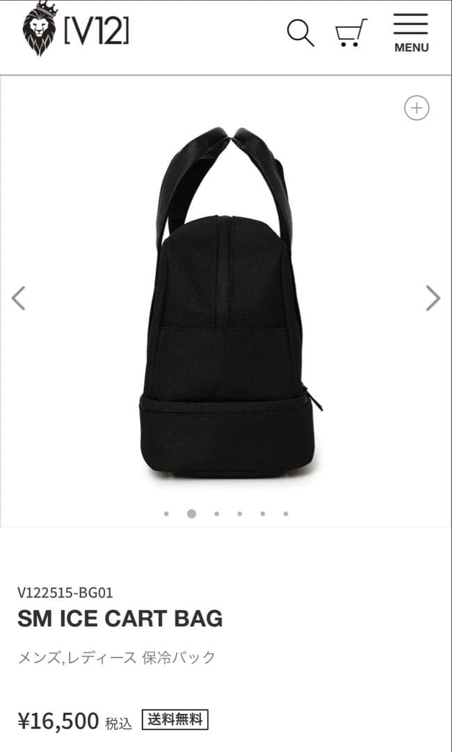 ラウンド用品・アクセサリー V12 SM ICE CART BAG
