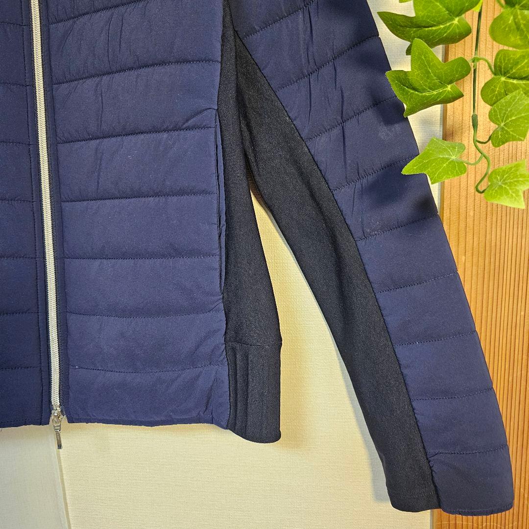 極美品 アンパスィ and per se 中綿ジャケット ゴルフウェア ネイビー