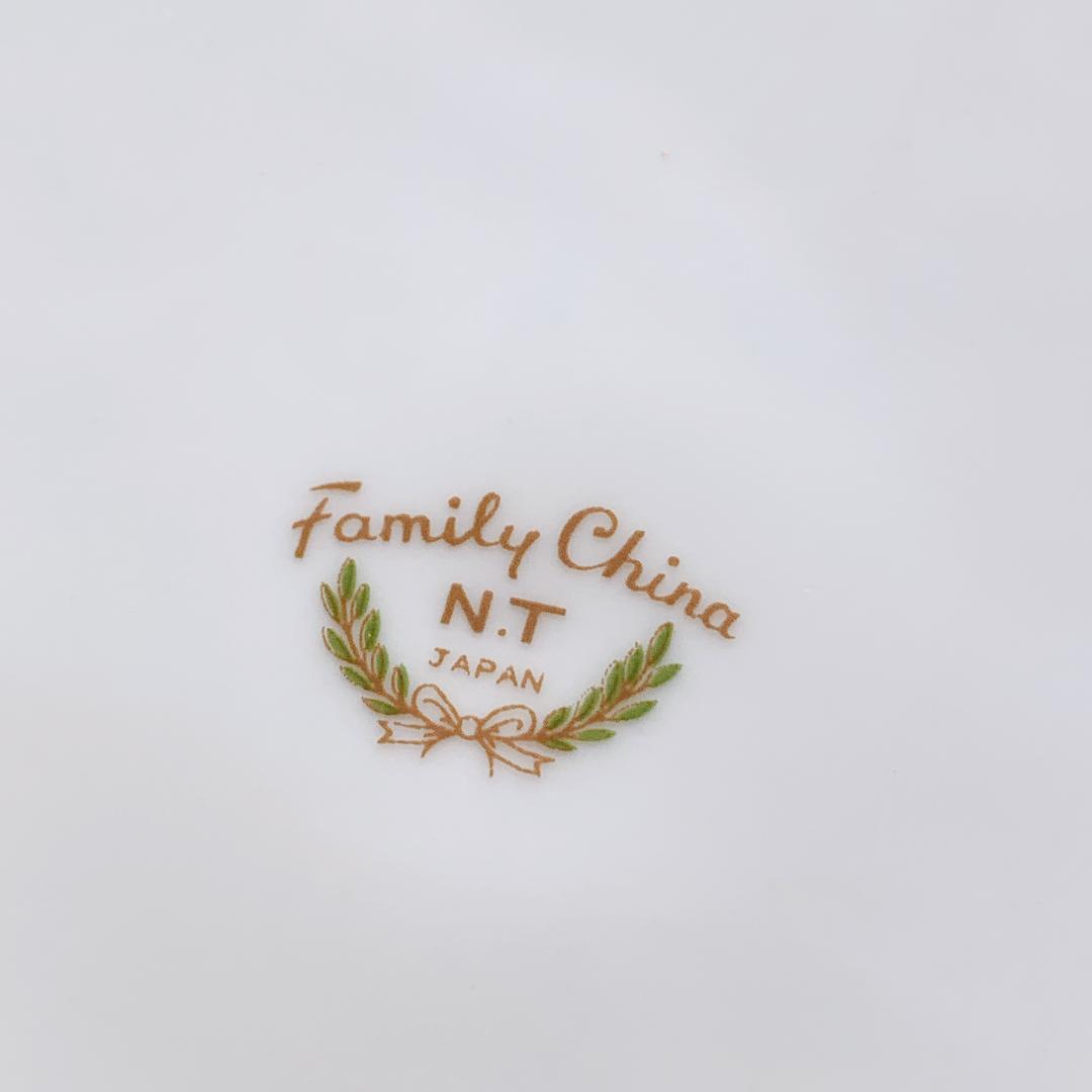ノリタケ　絵皿箱付き　Family China N.T JAPAN　Kawano