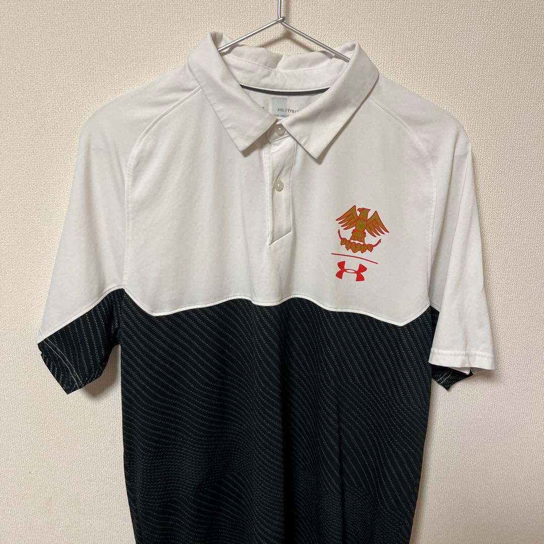 Under Armour ポロシャツ XXL ホワイト/ブラック