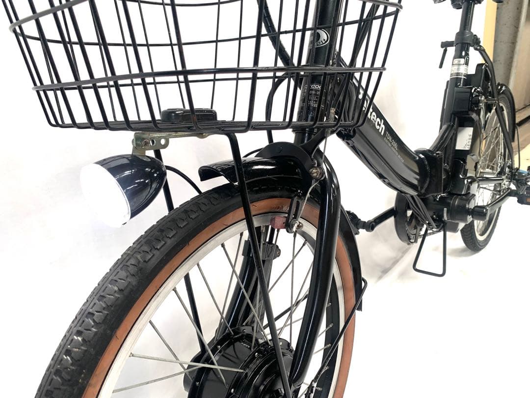 【即乘】送料無料Peltech 折り畳み電動アシスト自転車 TDN-206L