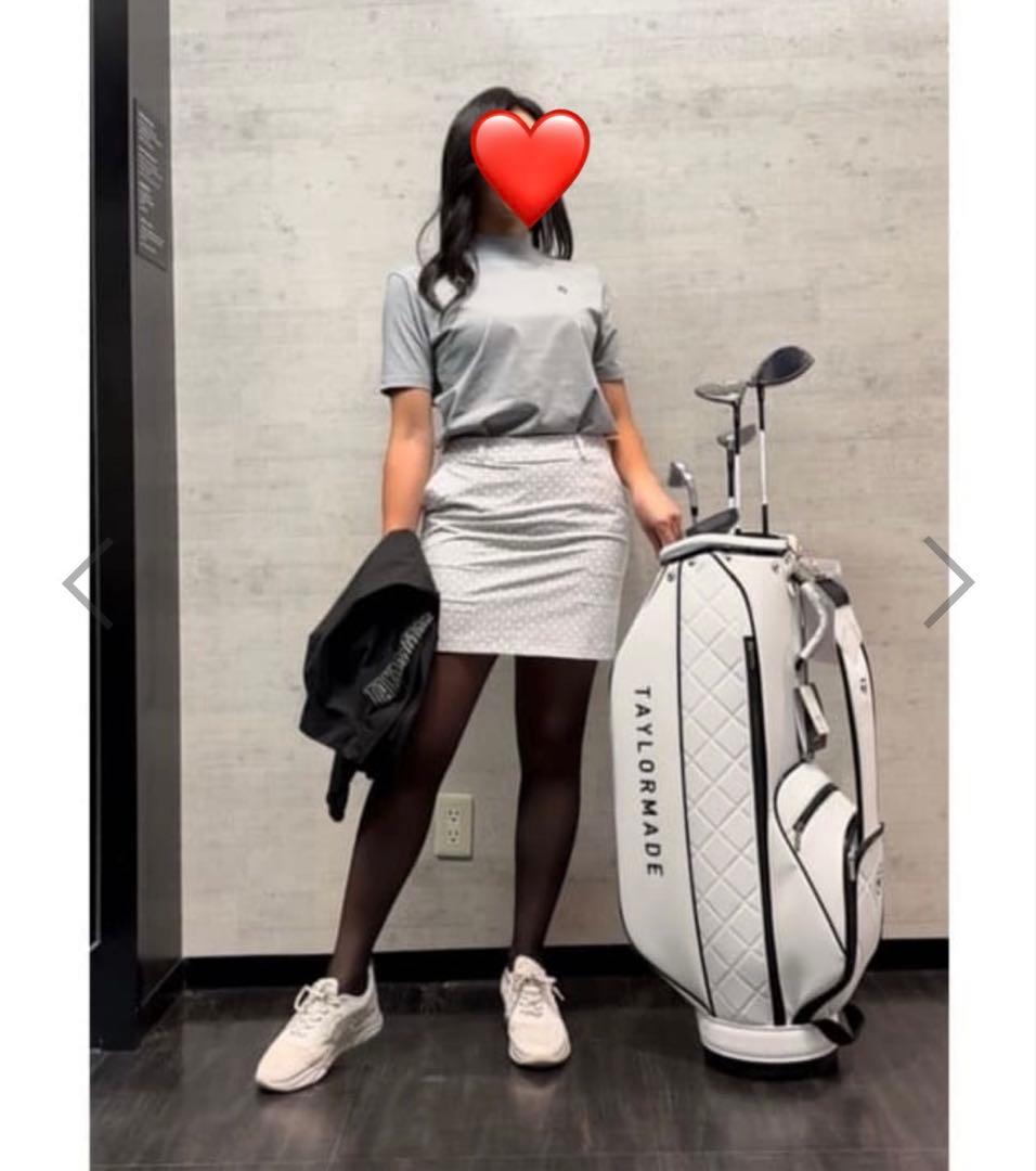 【TaylorMade】M 新品✨総柄ロゴスカート　インナー付スカート