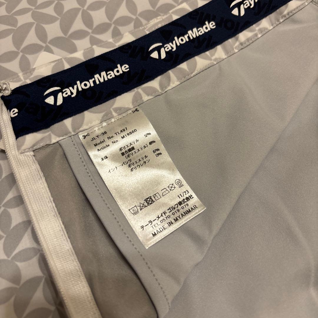 【TaylorMade】M 新品✨総柄ロゴスカート　インナー付スカート
