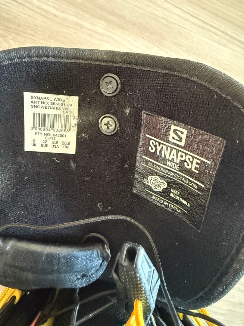 Salomon スノーボードブーツとバインディングセット