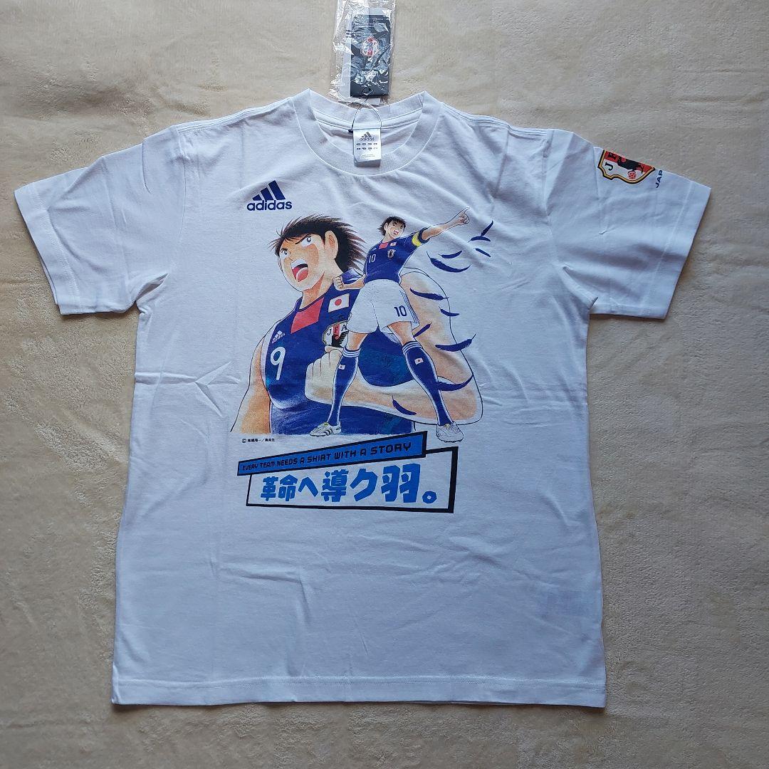 adidas サッカーアニメTシャツ ホワイト