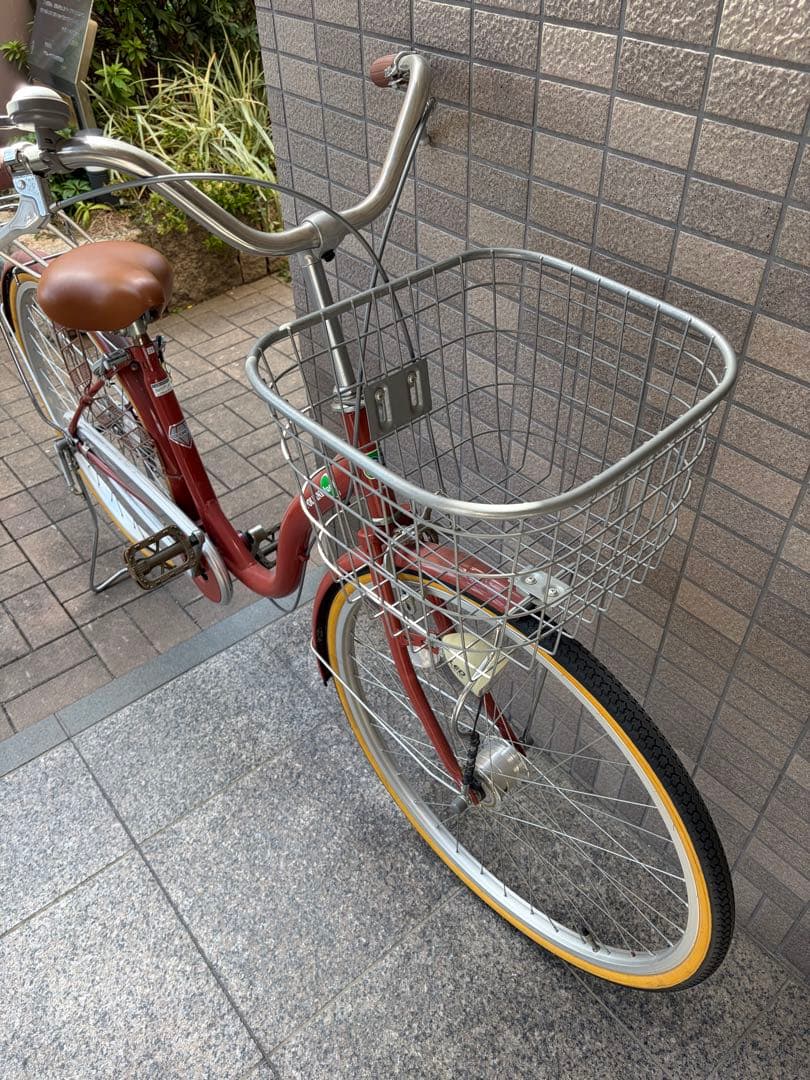 大阪市北区取りにこられる方限定　26インチ　シティサイクル 前面バスケット付き