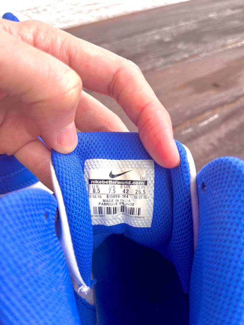 NIKE サン オブ フォース MID ブルー オレンジ ホワイト　26.5cm
