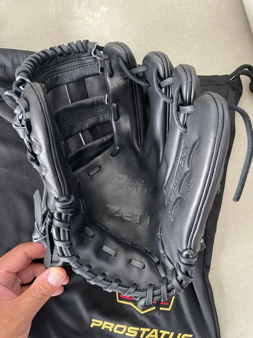 ゼットプロステイタス硬式内野手用オーダーグラブ