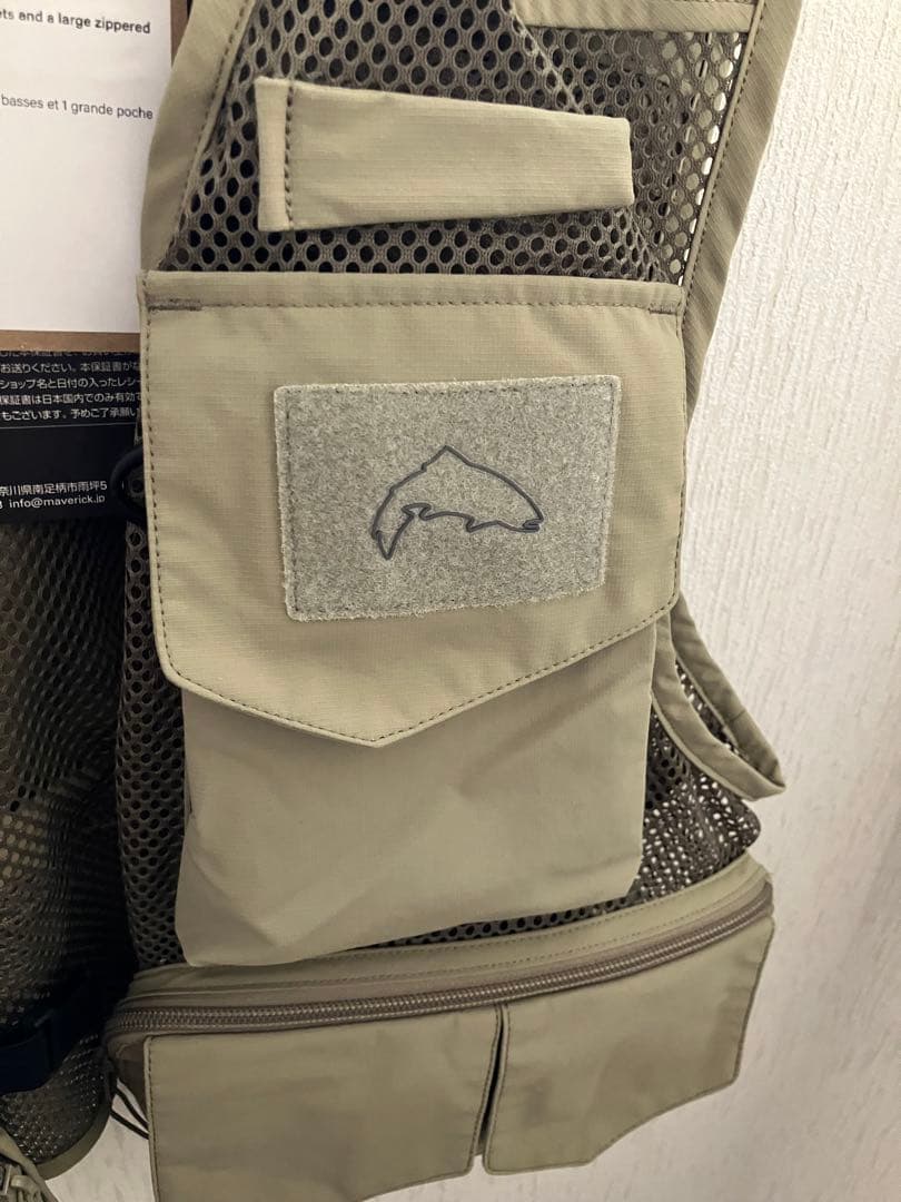 SIMMS シムスメッシュベスト　新品未使用品　サクラマス　トラウト