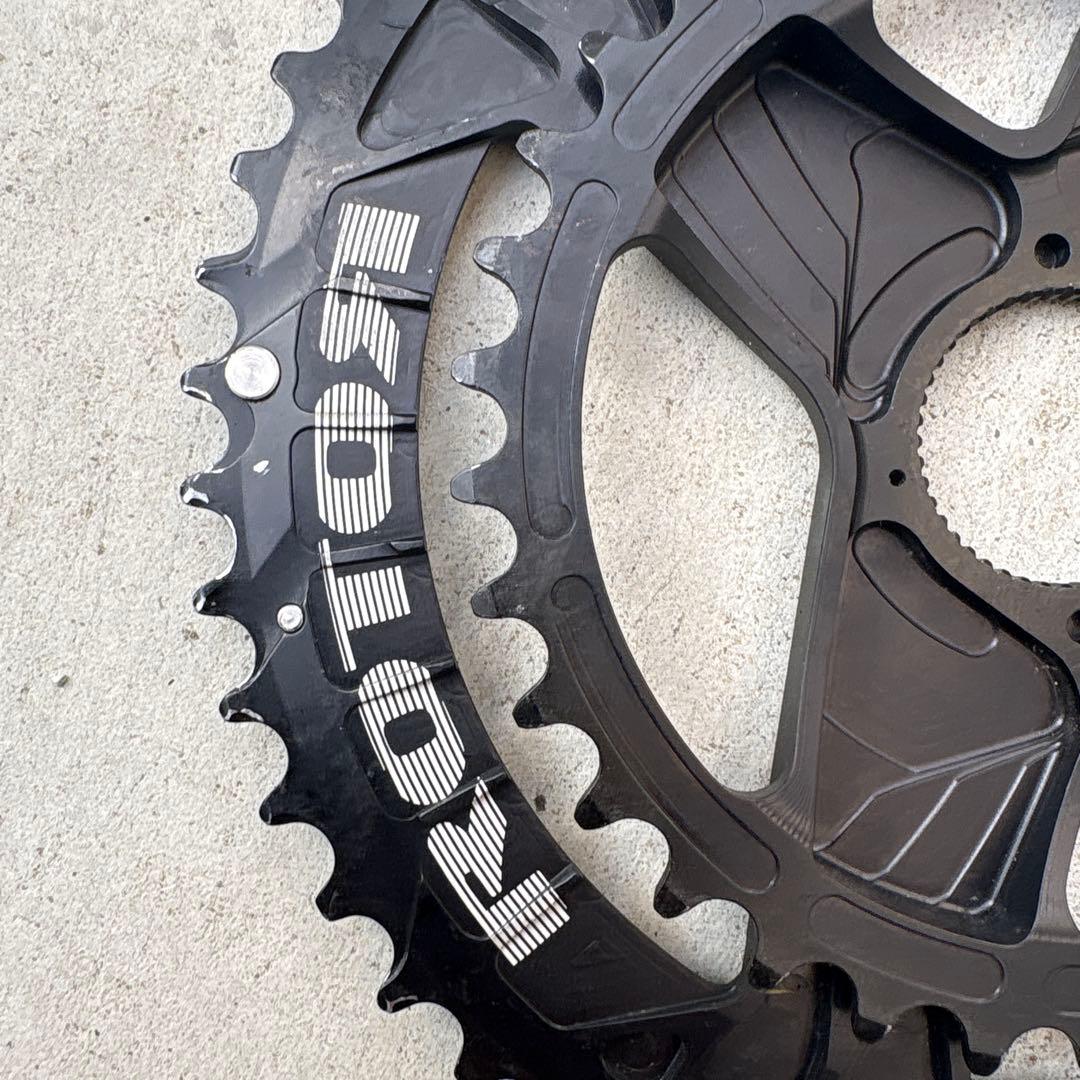 ROTOR チェーンリング ブラック 50-34