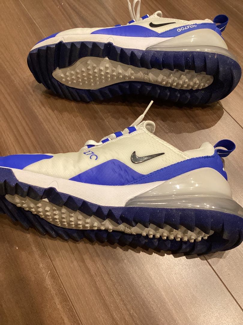 Nike Air MAX270 ゴルフシューズ ホワイト/ブルー
