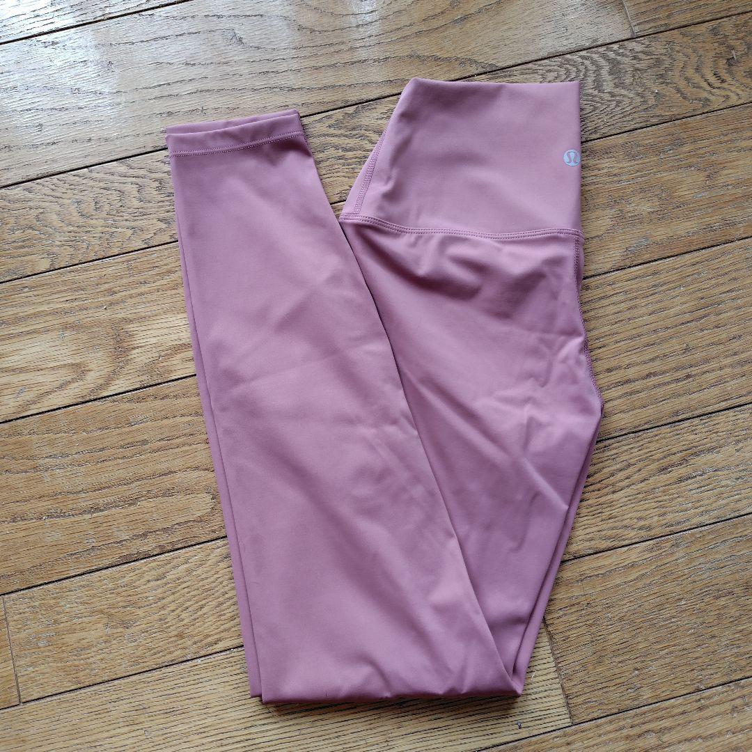Lululemon ハイウエスト ヨガパンツ ピンク