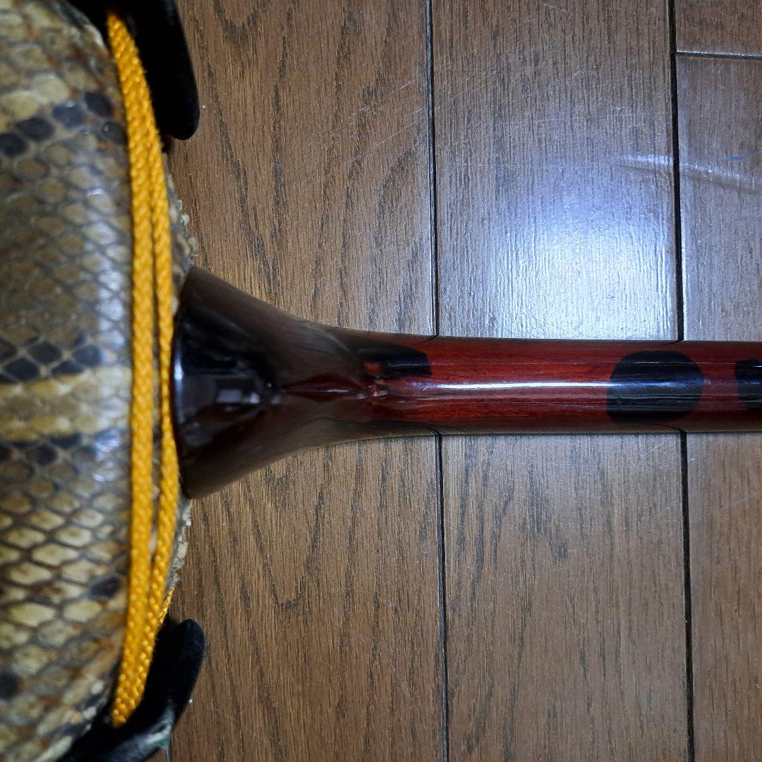沖縄三線 六弦仕様 カスタムモデル 本皮仕様 スタンド付き