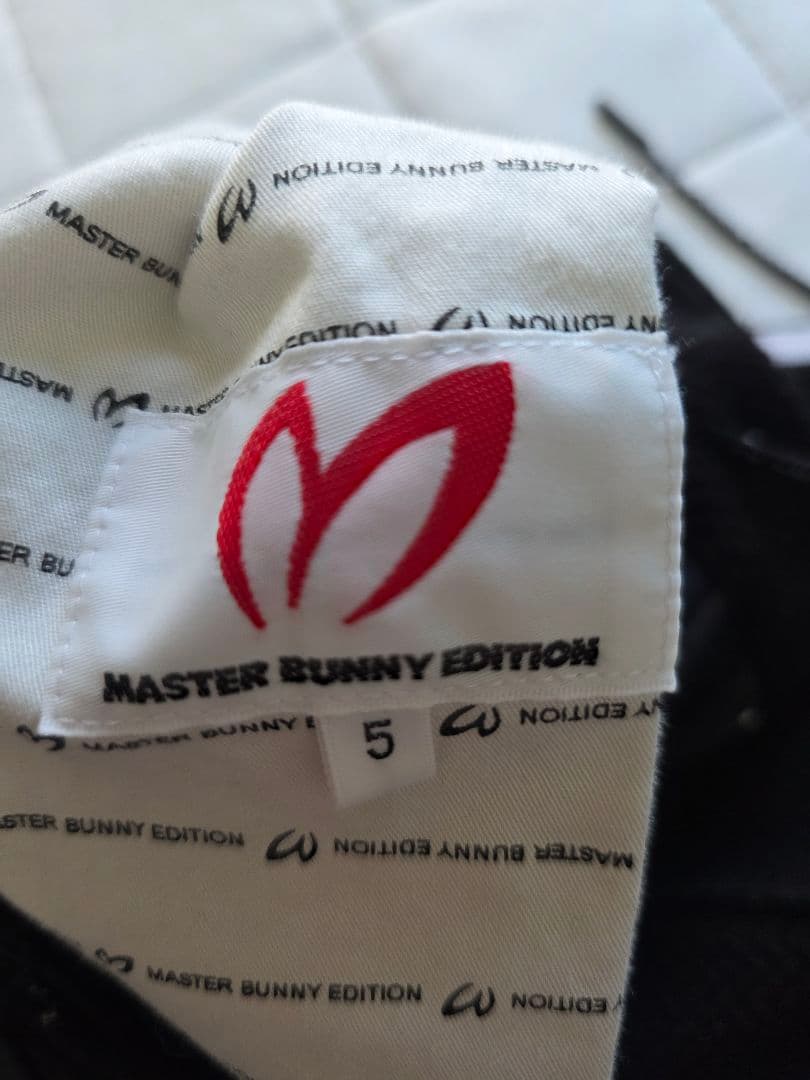 nori です！美品MASTER BUNNY裏起毛パンツ５