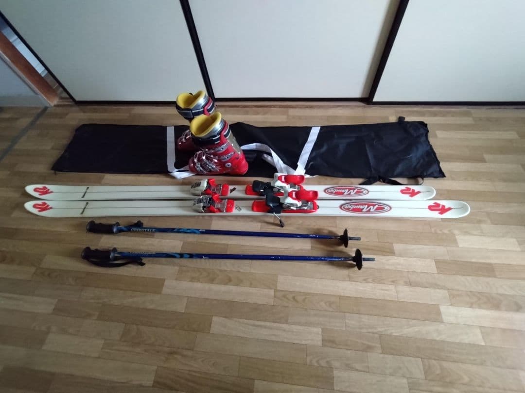 180cmモーグル用 K2 セット ブーツ24-24.5 ストック105cm