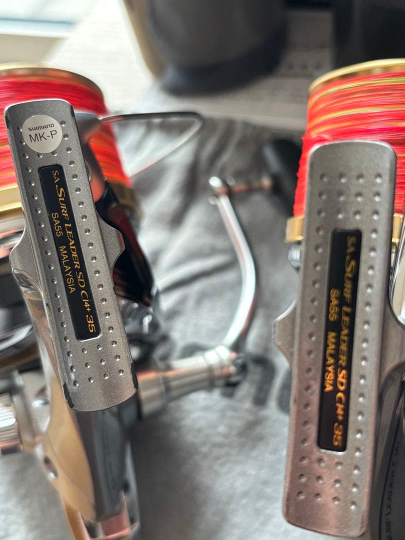 シマノ 13 サーフリーダーSD CI4+ 35 2台セット 夢屋スプール付