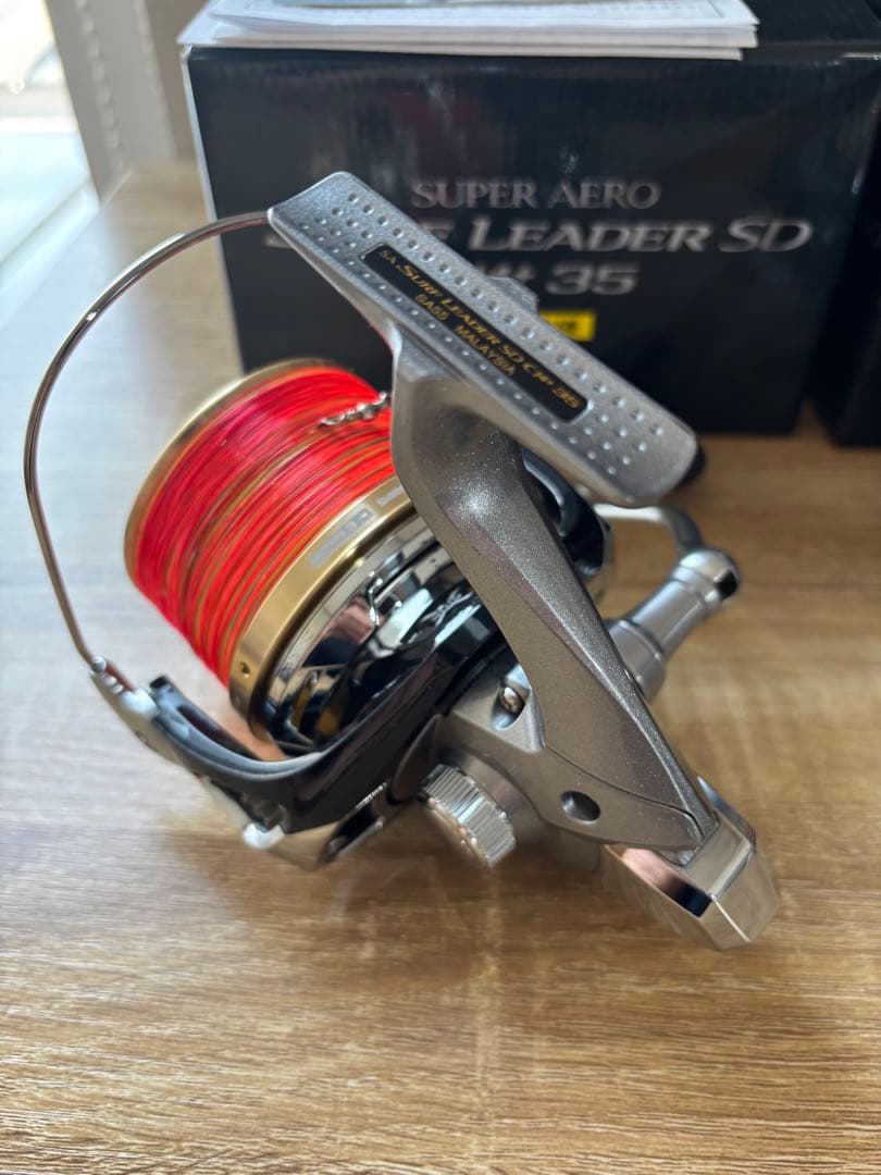 シマノ 13 サーフリーダーSD CI4+ 35 2台セット 夢屋スプール付
