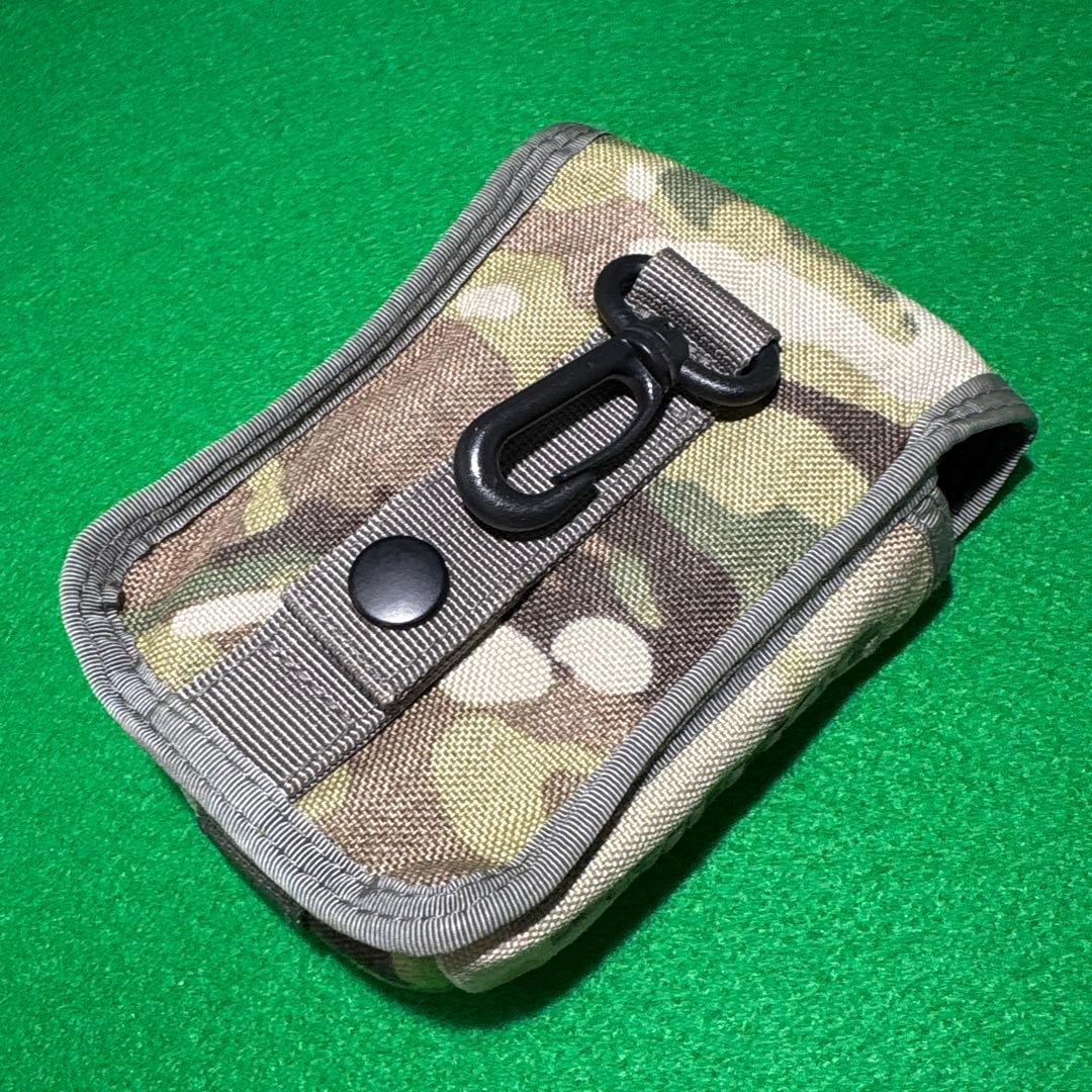 【美品】BRIEFING GOLF★レザースコープケース★距離計ポーチ★迷彩柄★