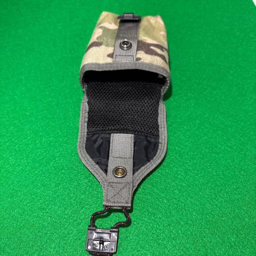 【美品】BRIEFING GOLF★レザースコープケース★距離計ポーチ★迷彩柄★