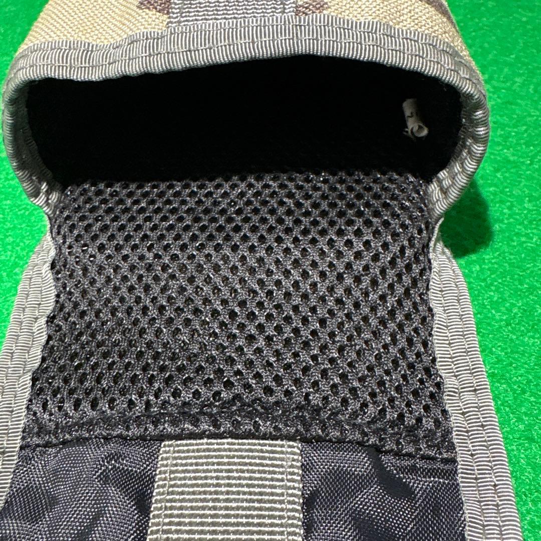 【美品】BRIEFING GOLF★レザースコープケース★距離計ポーチ★迷彩柄★