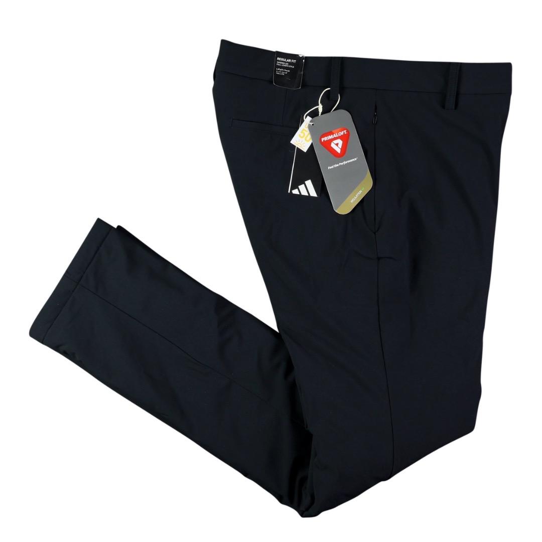 【92】秋冬 定価27,500円 アディダス ゴルフ 中綿 テーパードパンツ 黒