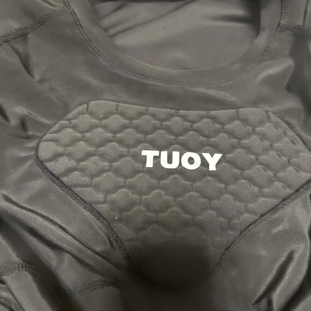 TUOY ブラック プロテクターシャツ 2XL