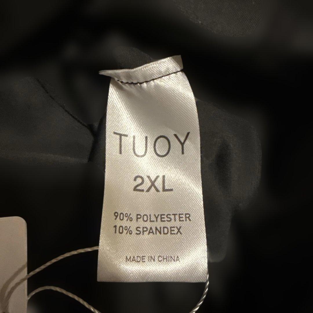 TUOY ブラック プロテクターシャツ 2XL