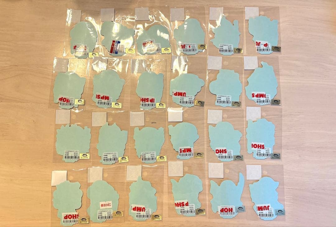 ONE PIECE ワンピース コラボ350 ステッカー シール 24枚