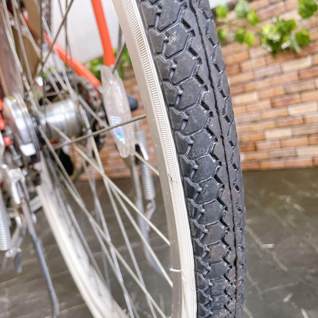 【52】電動自転車 ブリヂストン Assista オレンジ系 Panasonic