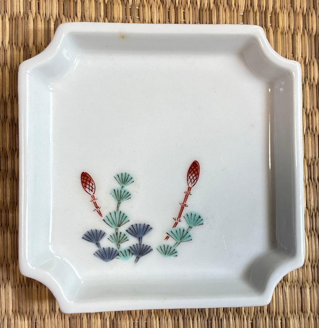 岩尾　對山窯　有田焼　万葉草花