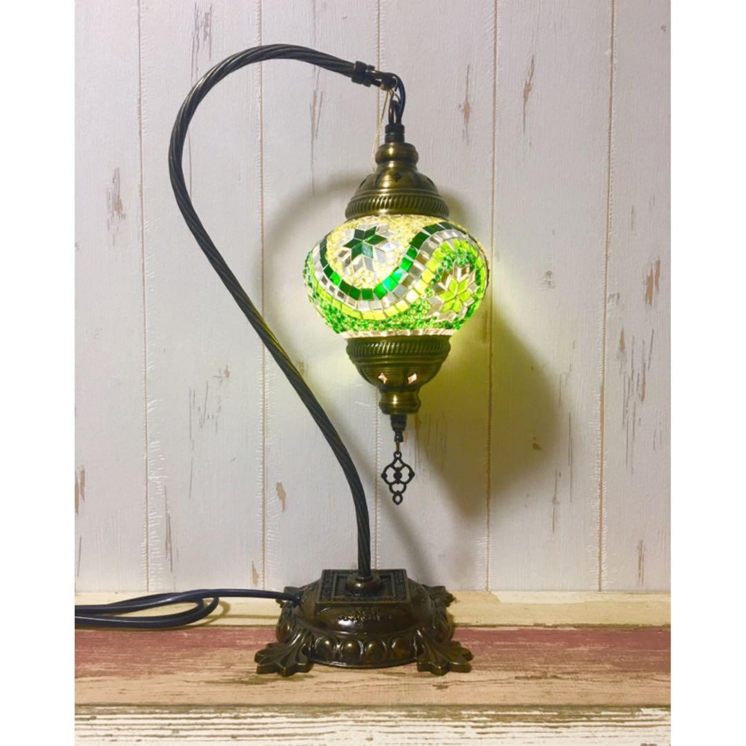 ハンギングランプM　タイプ1　グリーン　新品　トルコランプ