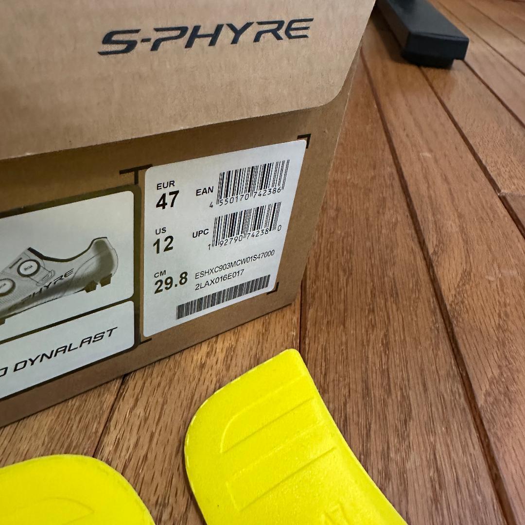 新品未使用 Shimano S-PHYRE XC903 EU47/29.8cm