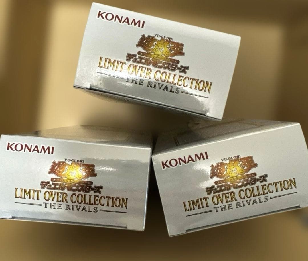 遊戯王 リミットオーバーコレクション ライバルズ シュリンクなし　3box