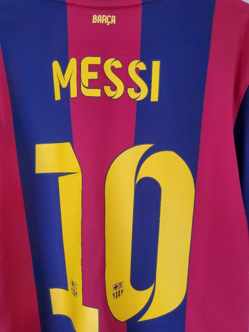 メッシMESSI 10番 FC Barcelona nike ホームジャージＭ