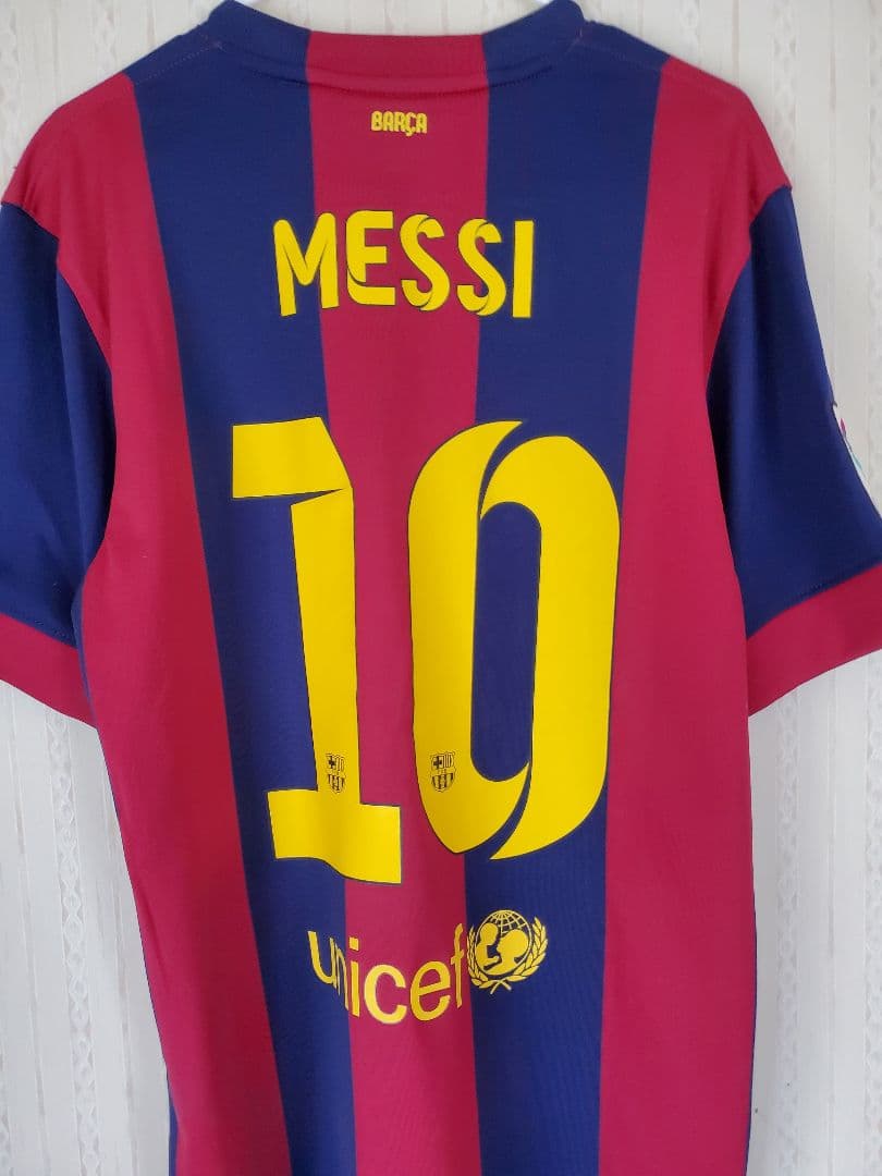 メッシMESSI 10番 FC Barcelona nike ホームジャージＭ