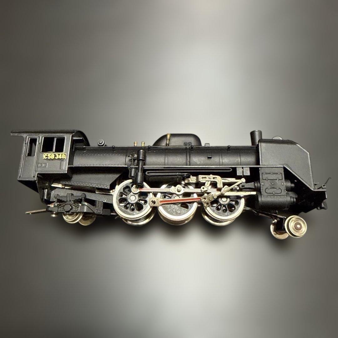 ［ジャンク］鉄道模型　HOゲージ　宮沢模型　C58 不動車　部品取り