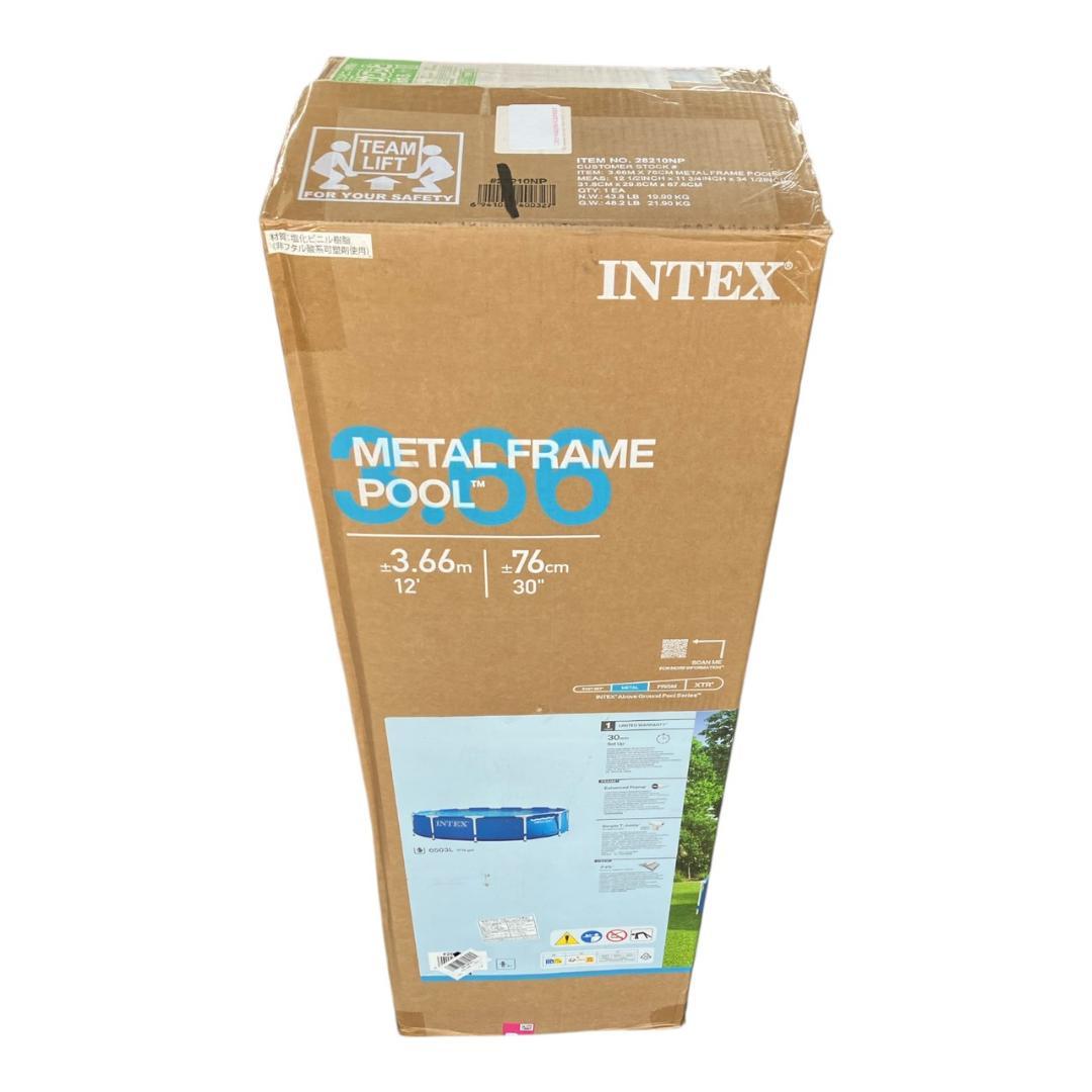Intex [インテックス] メタルフレームプール 366x76cm 28210