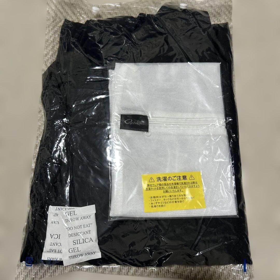 がまかつ GM-3632 ブラック フィッシングパーカー（洗濯ネット付）