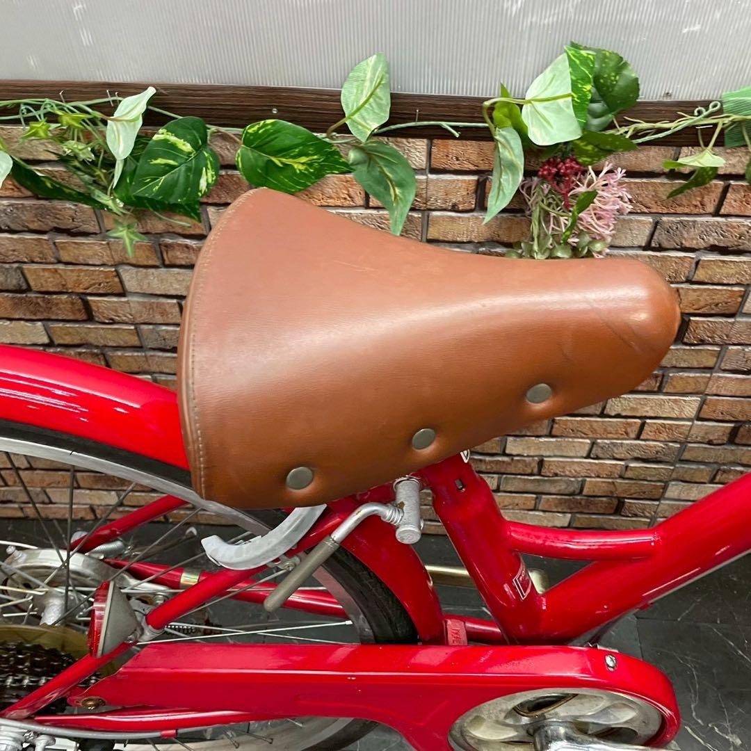 引き取り価格【94】子供用自転車 子供車 POGGIALI レッド 24インチ