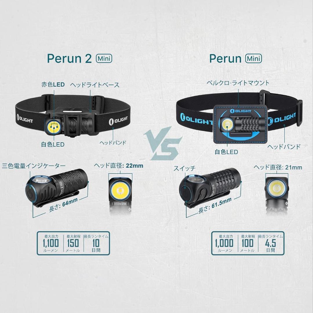 OLIGHT Perun 2 グリーン 懐中電灯